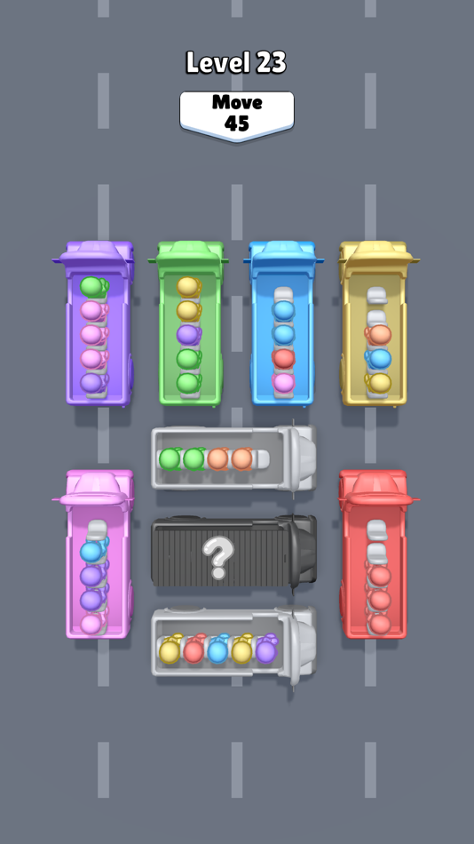 #7. Bus Color Sort (iOS) 来自: ZiNKY OYUN YAZILIM ANONiM SiRKETi