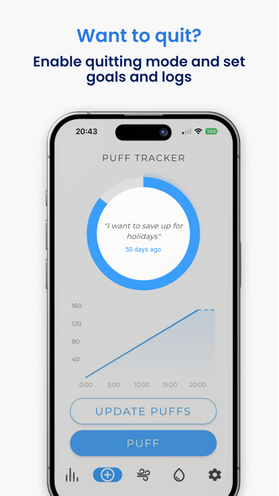 Puff Tracker Screenshot