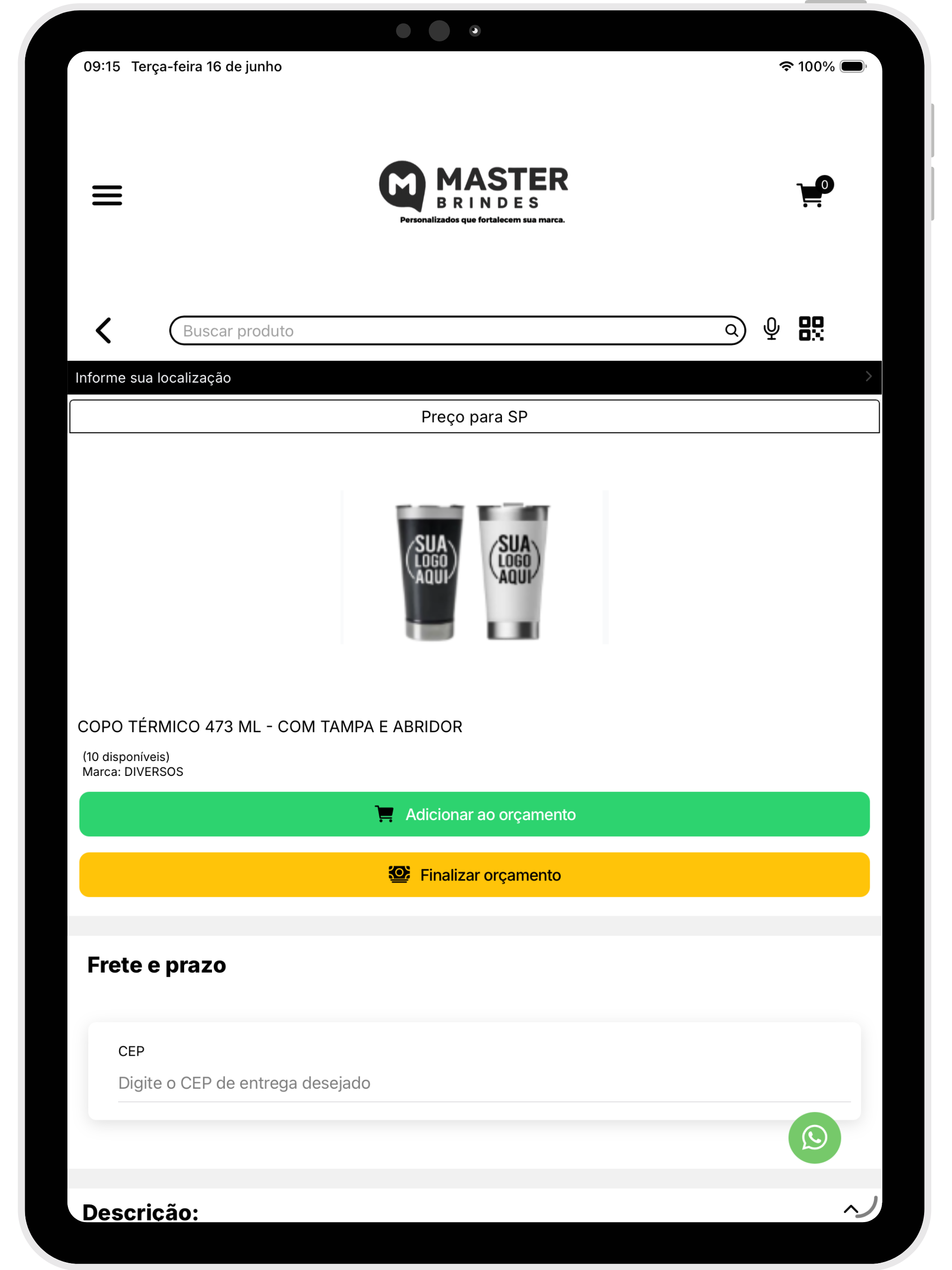 Master Brindes screenshot 6