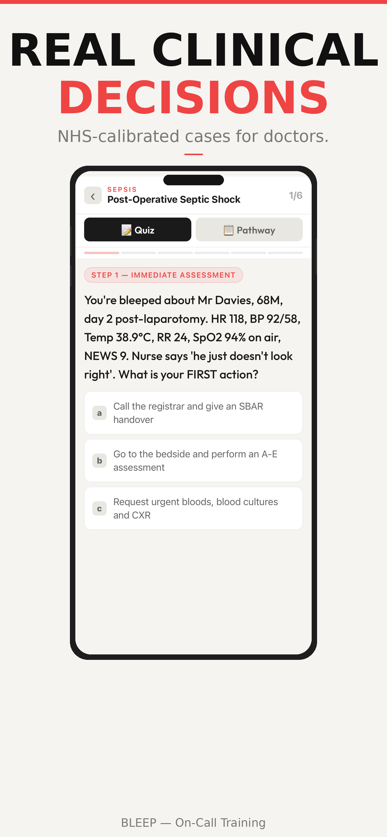 BLEEP - On-Call trainer screenshot 9