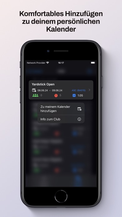 CAM Deutsche Segel Ranglisten Screenshot