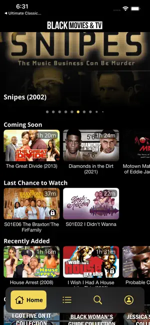 Black Movies & TV screenshot 1