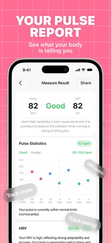 PulseSense: Heart Tracker Screenshot 2 of 4