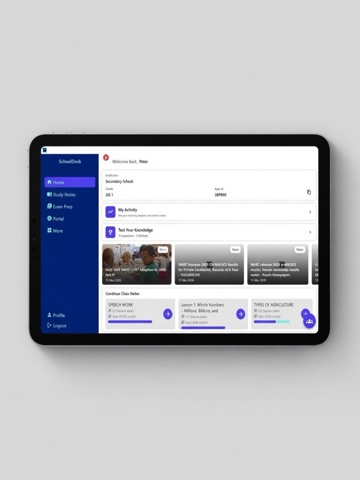 SchoolDock iPad screenshot