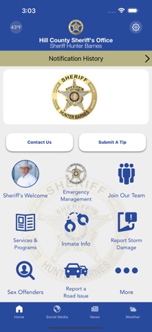 Hill County Sheriff TX Screenshot 1 of 3