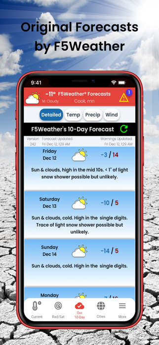 F5Weather Forecasts Screenshot 1 of 9