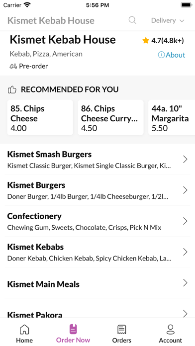 Kismet Kebab House. Screenshot