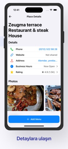Menu Finder screenshot
