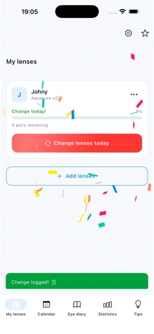 LensSwap: Contact Lens Timer Screenshot 3 of 6