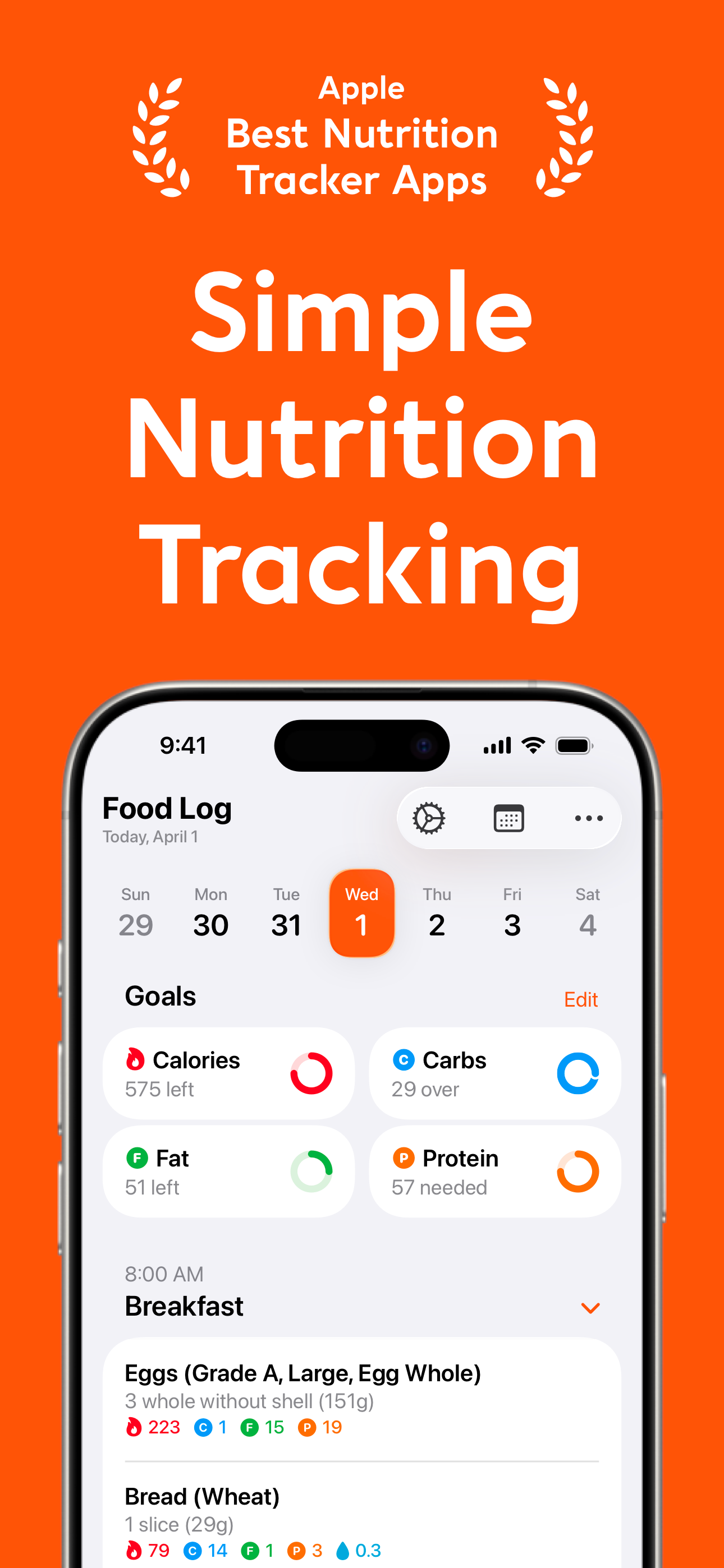 Nutrition Tracker: Foodnoms