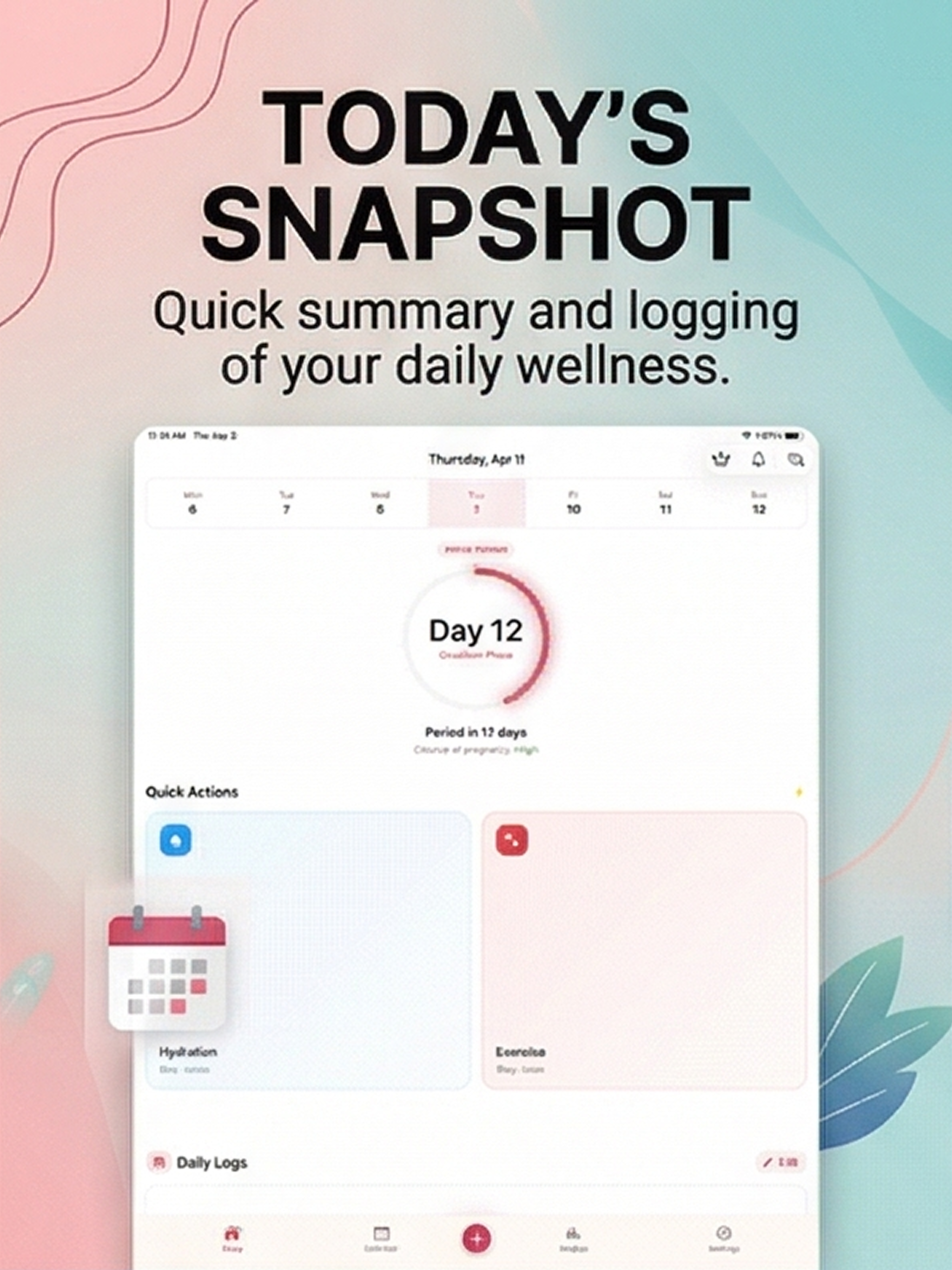 Period Tracker: Clasia Cycle