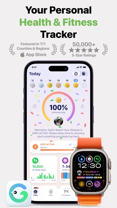Screenshot #1 pour GrowPal: Health & Fitness