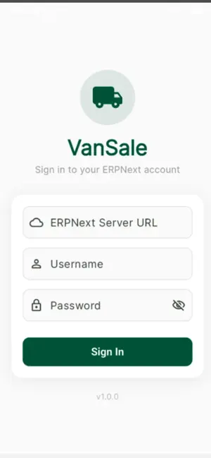 VanSale Pro screenshot 1