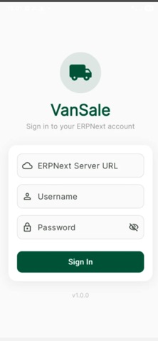 VanSale Pro Screenshot 1 of 5