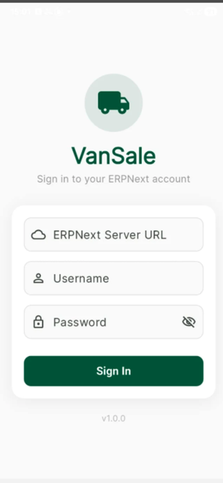 VanSale Pro Screenshot 1 of 5