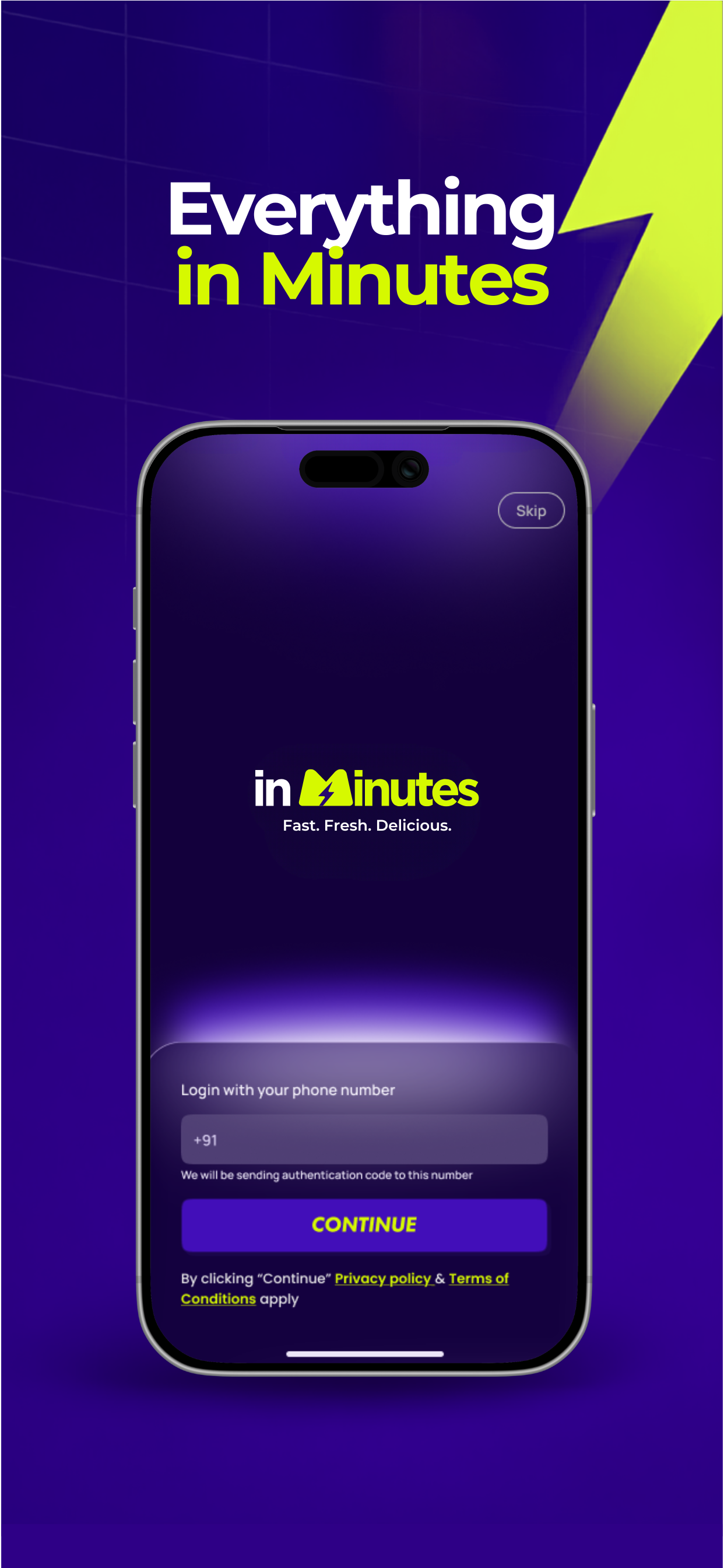 inMinutes: Fresh Food Delivery