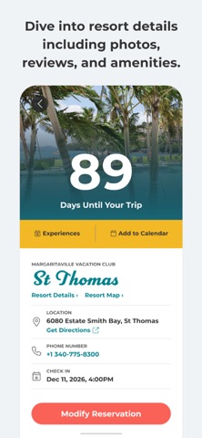 Margaritaville Vacation Club iPhone screenshot