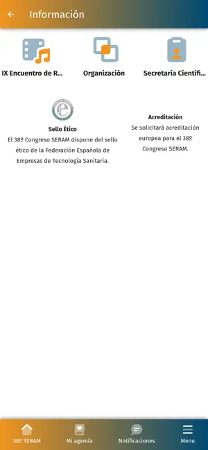 38 Congreso Nacional SERAM screenshot 4