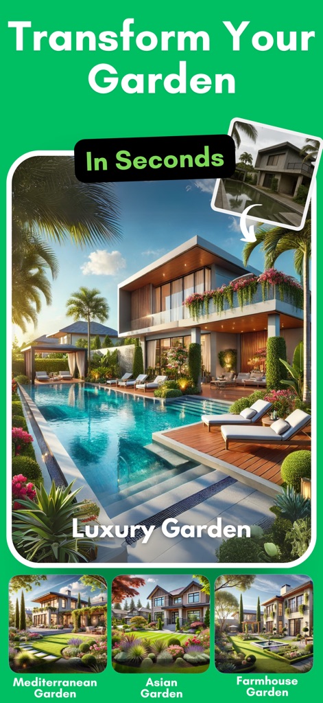 AI Garden Design: AI Landscape - Graphics & Design App | MWM