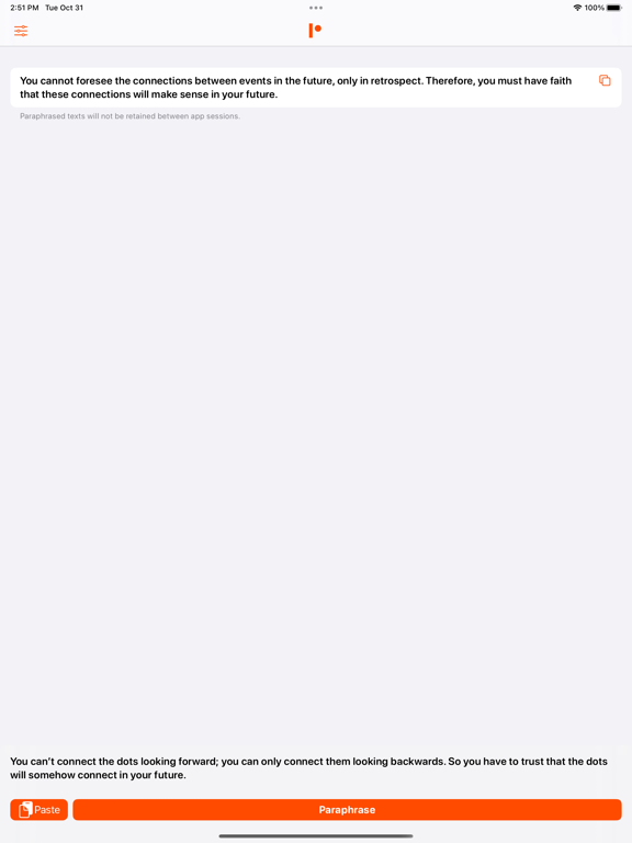 Screenshot #4 pour AI reformulation tool