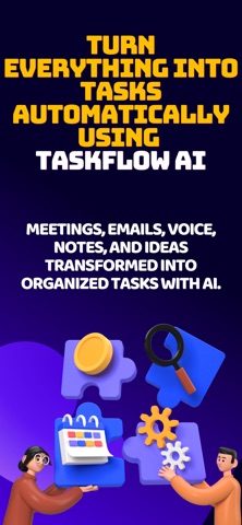 AI TaskFlow: Task Organizer iPhone screenshot
