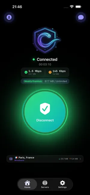 CasperVPN: Fast & Secure VPN screenshot 3