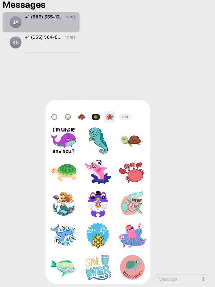 Amazing Sea Life Stickers