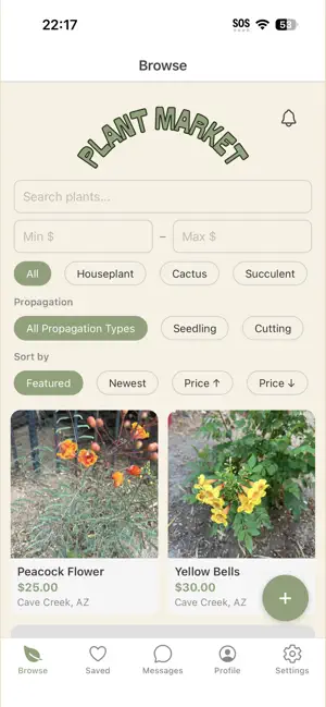 PlantMarket: Buy & Sell Plants screenshot 1