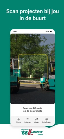 Wegenbouw Lansink iPhone screenshot