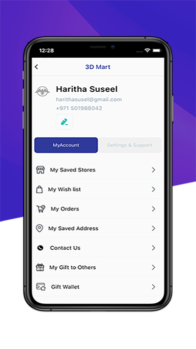 Screenshot #1 pour 3D Mart Customer App