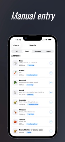 Ora - Calories iPhone screenshot 3