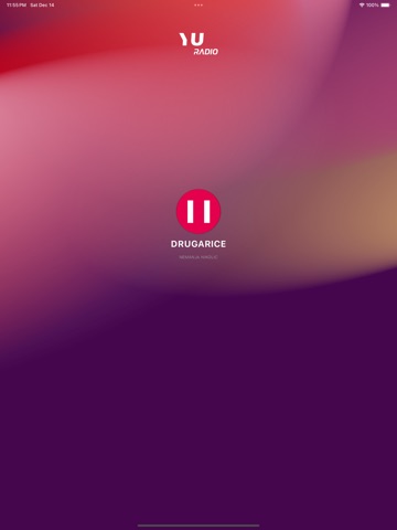 YU Radio iPad screenshot