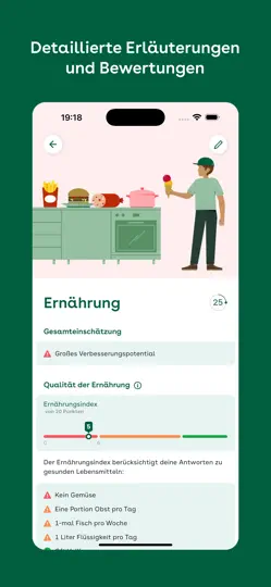 Screenshot von AOK AtWork auf dem iPhone 3