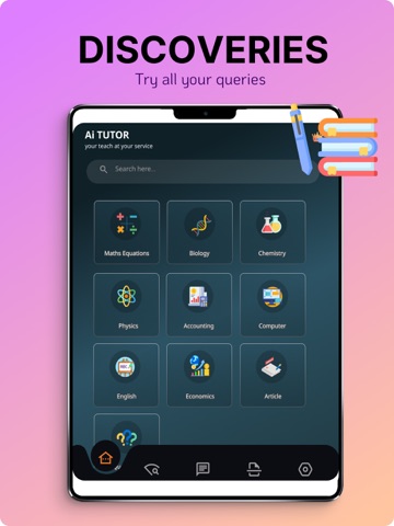 AI Homework Helper: Quiz Maker iPad screenshot