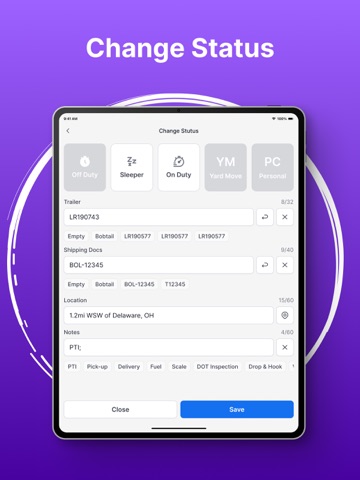 App screenshot