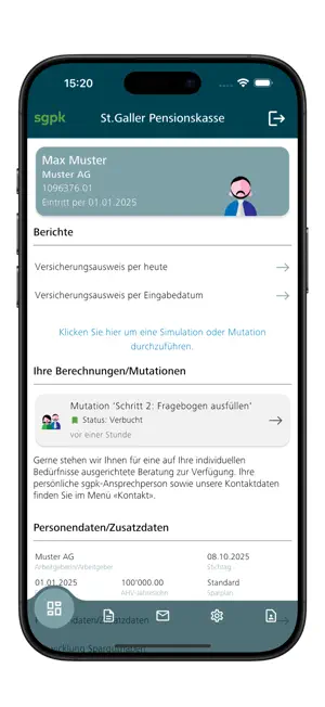 sgpk-Versichertenportal screenshot 2