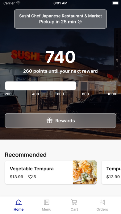 Screenshot 1 of Sushi Chef Japanese Restaurant App