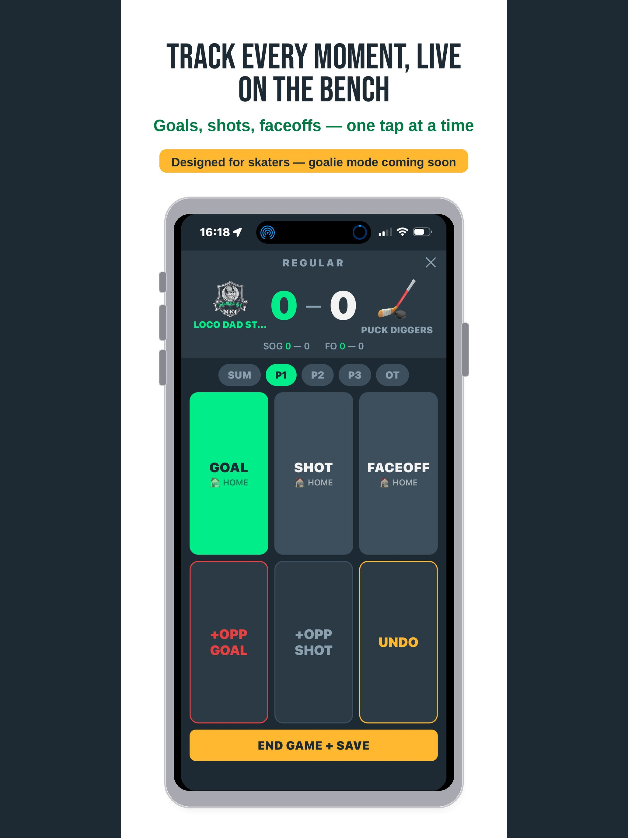 Loco Dad Stats - Hockey Stats screenshot 10