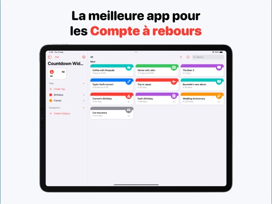 Screenshot #4 pour Countdown Widget: Compte jours
