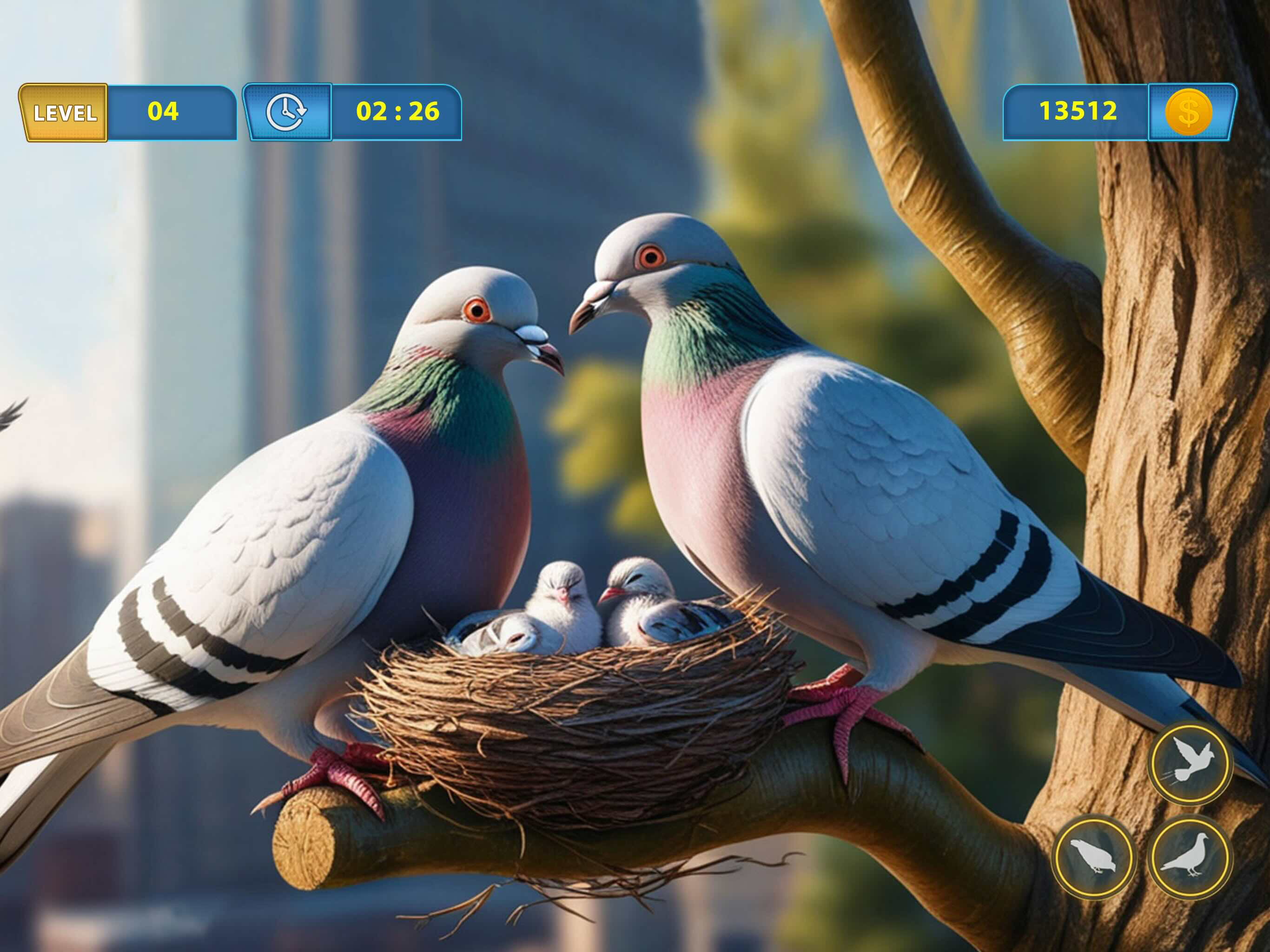 Pigeon Bird Flying Games 3D