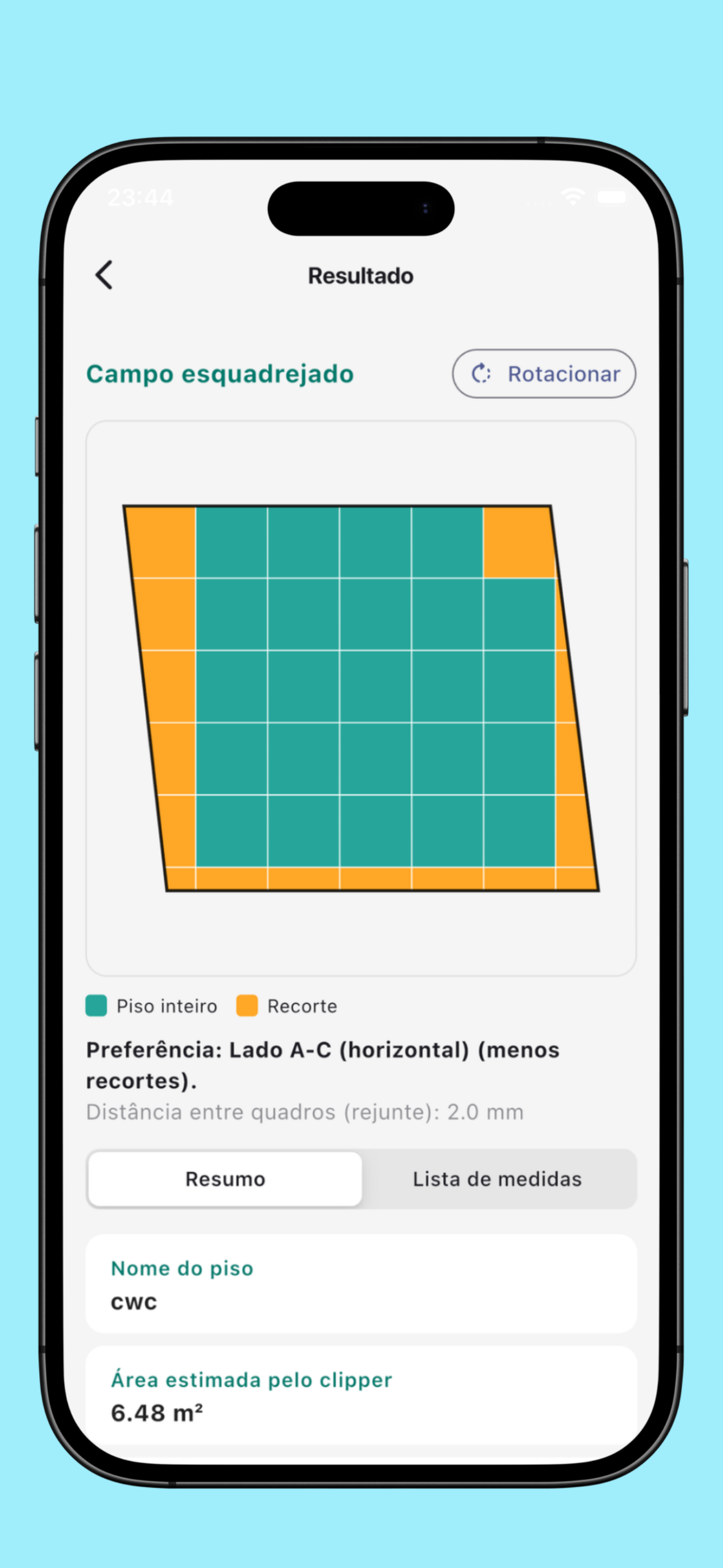 Calculadora de Revestimento