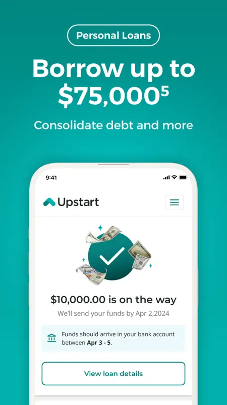 Upstart: Personal Loans + More screenshot 2 of 5