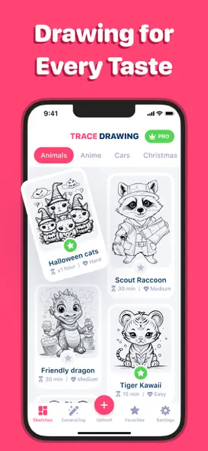 Durchzeichnen: Skizze lernen iPhone screenshot 4