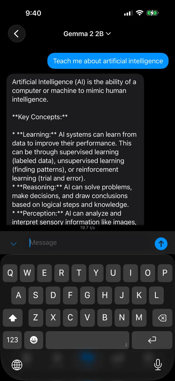 #3. Offline AI - Private Chat (iOS) By: Twin Suns LLC