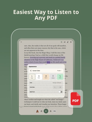Sunao: Text to Speech iPad screenshot