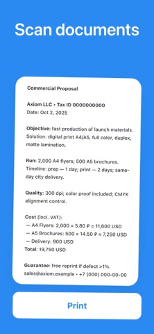 Mobile printer - air Screenshot 5 of 6
