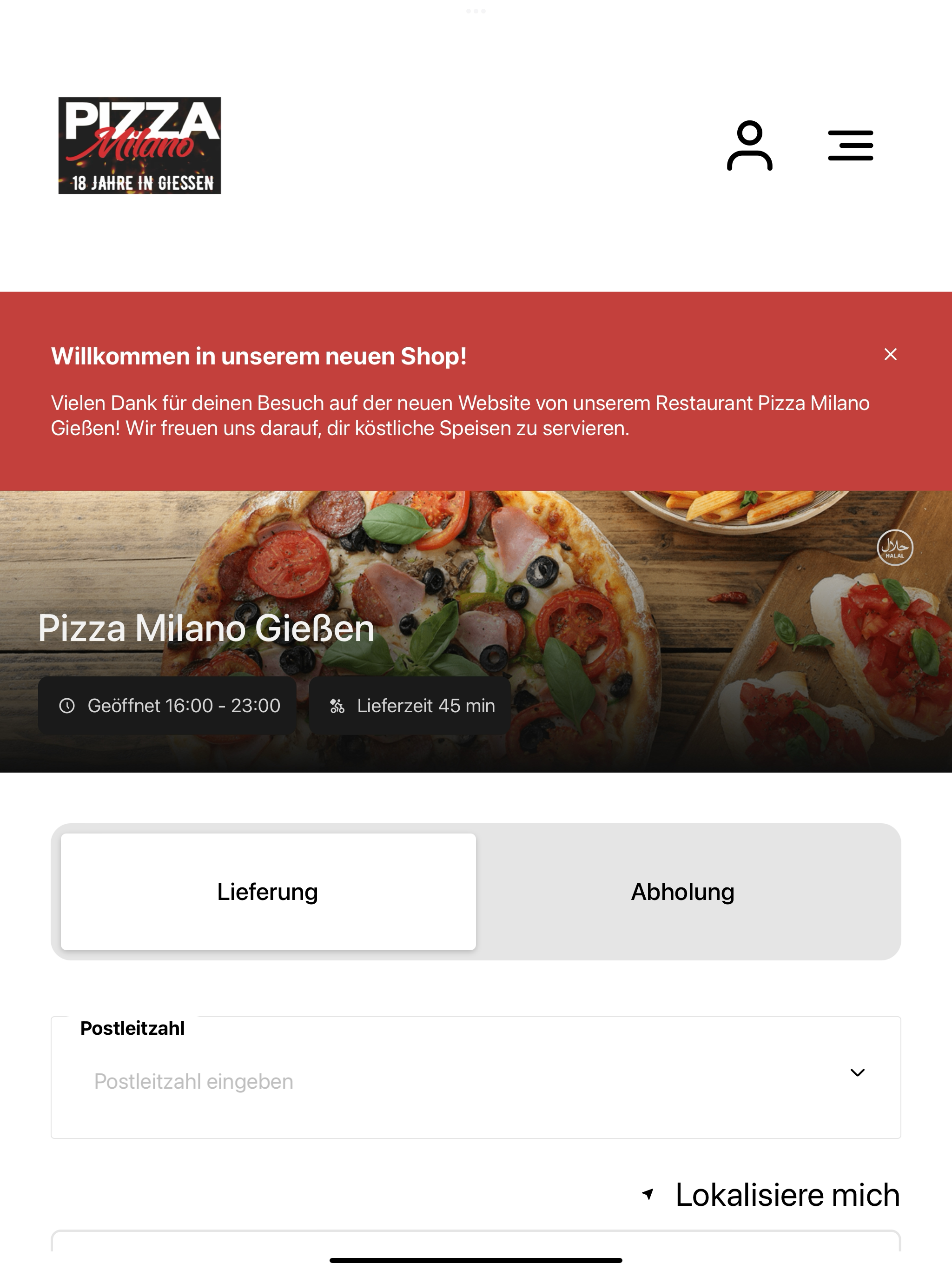 Pizza Milano Gießen