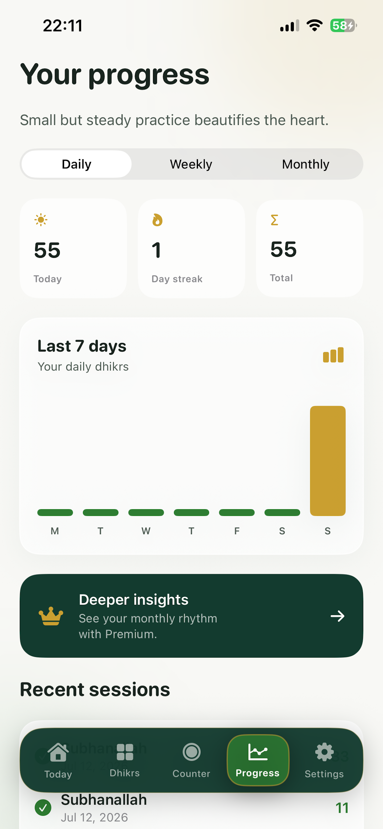Zikirmatik: Digital Tasbih screenshot 4