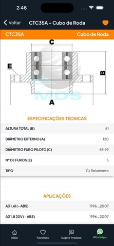 MDS Freios screenshot