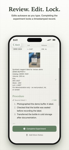 Verbex - Lab Notes Screenshot 6 of 8